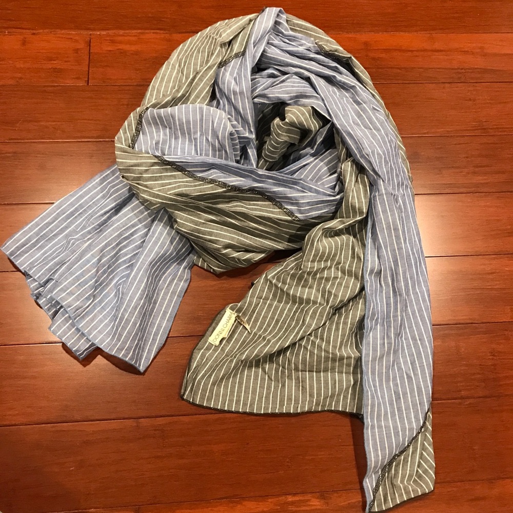 NWOT Donni Charm “diagonal” scarf